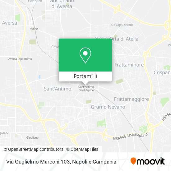 Mappa Via Guglielmo Marconi  103