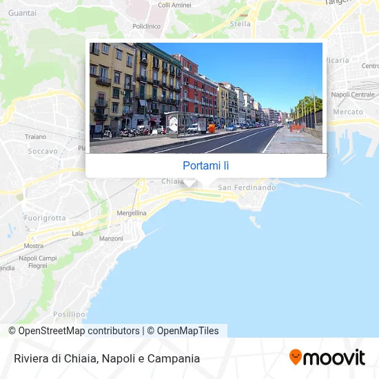 Mappa Riviera di Chiaia