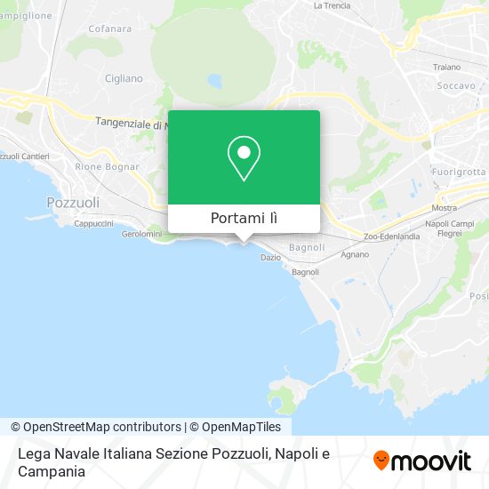 Mappa Lega Navale Italiana Sezione Pozzuoli