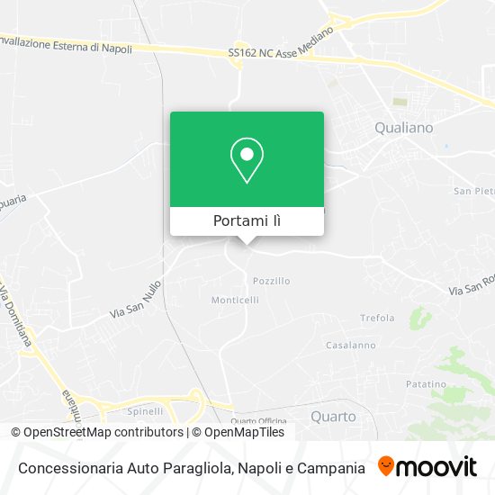 Mappa Concessionaria Auto Paragliola