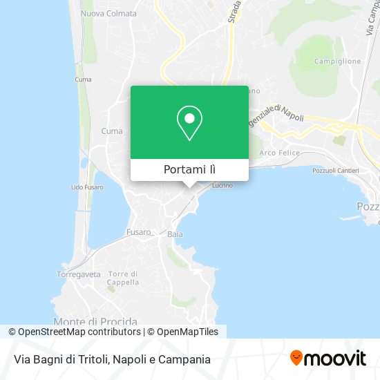 Mappa Via Bagni di Tritoli