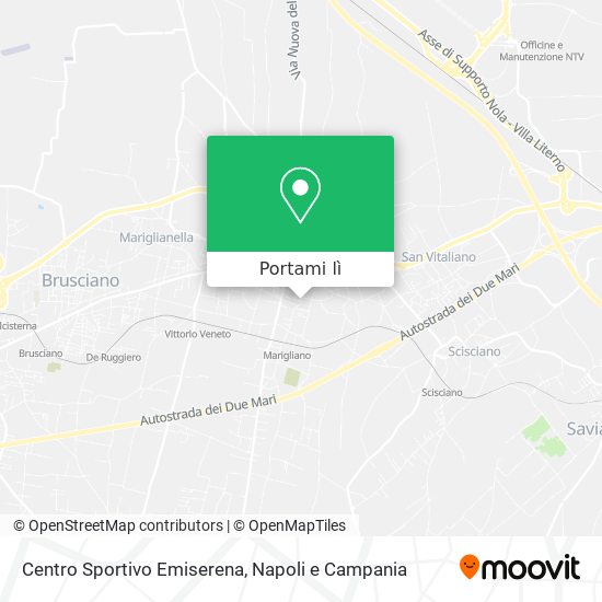 Mappa Centro Sportivo Emiserena