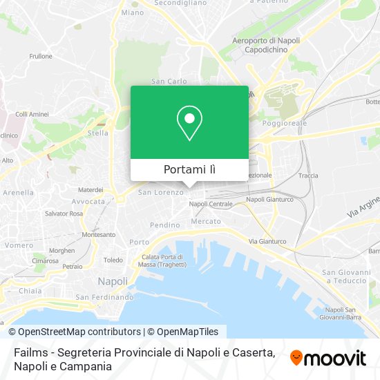 Mappa Failms - Segreteria Provinciale di Napoli e Caserta