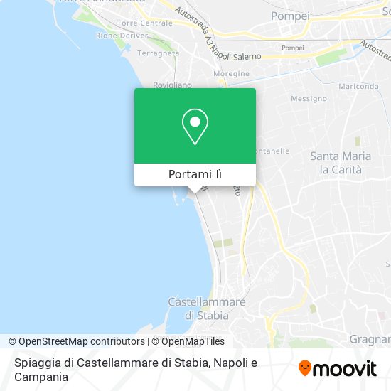 Mappa Spiaggia di Castellammare di Stabia