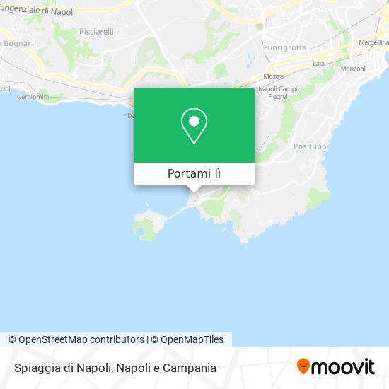Mappa Spiaggia di Napoli