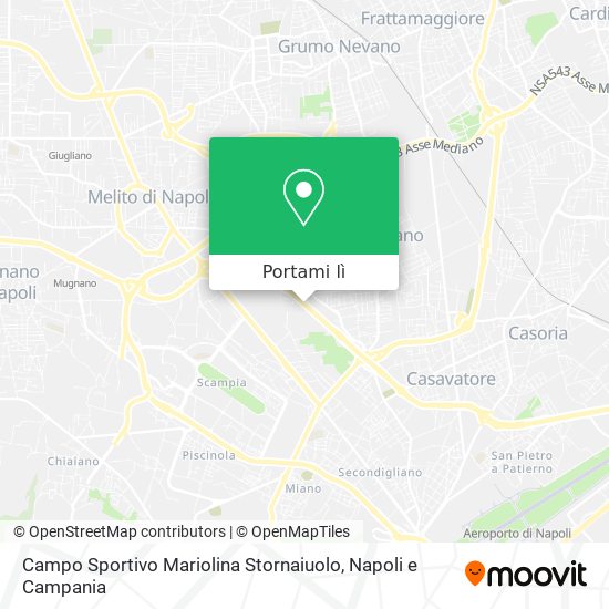 Mappa Campo Sportivo Mariolina Stornaiuolo