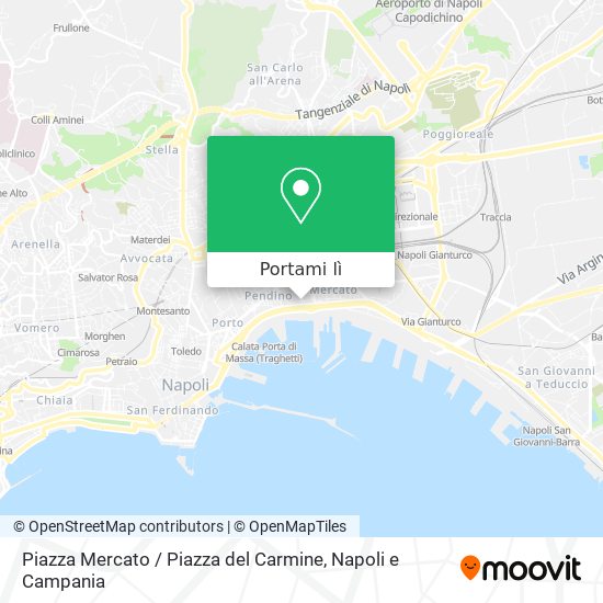 Mappa Piazza Mercato / Piazza del Carmine