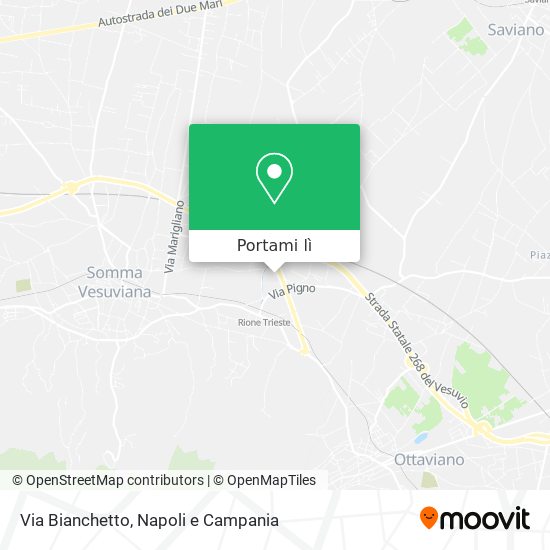 Mappa Via Bianchetto
