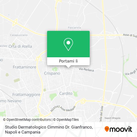 Mappa Studio Dermatologico Cimmino Dr. Gianfranco