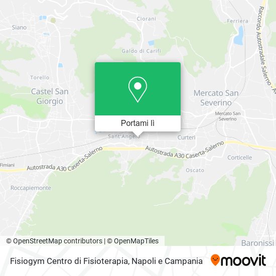 Mappa Fisiogym Centro di Fisioterapia