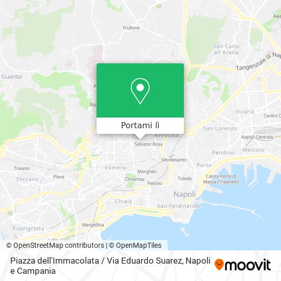 Mappa Piazza dell'Immacolata / Via Eduardo Suarez