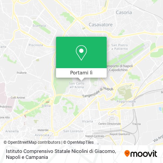 Mappa Istituto Comprensivo Statale Nicolini di Giacomo