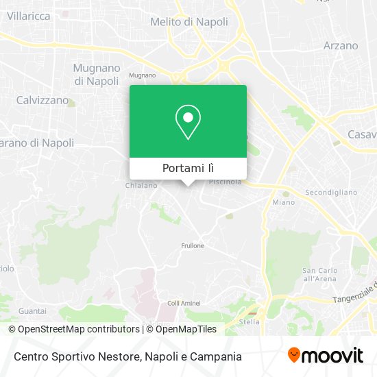 Mappa Centro Sportivo Nestore