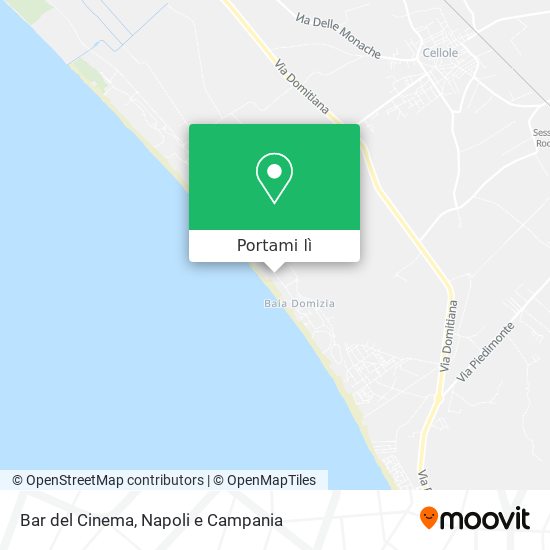 Mappa Bar del Cinema