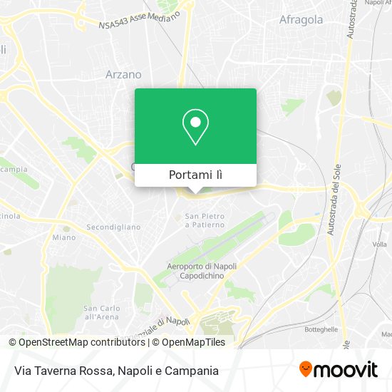 Mappa Via Taverna Rossa