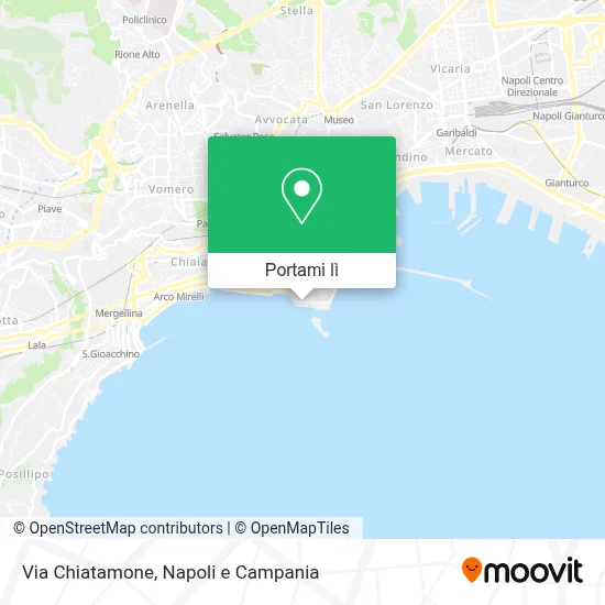 Mappa Via Chiatamone