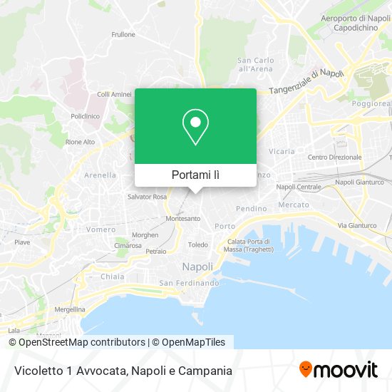 Mappa Vicoletto 1 Avvocata