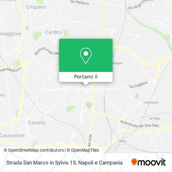Mappa Strada San Marco in Sylvis 15