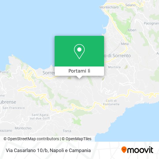 Mappa Via Casarlano 10/b