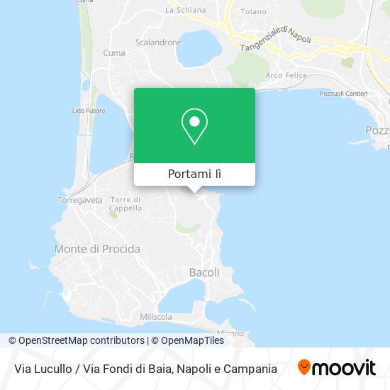 Mappa Via Lucullo / Via Fondi di Baia