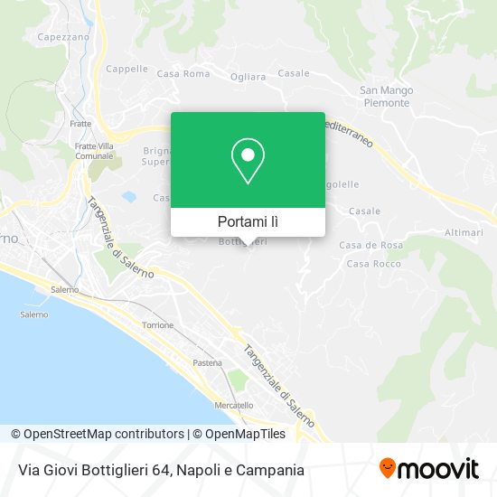 Mappa Via Giovi Bottiglieri  64