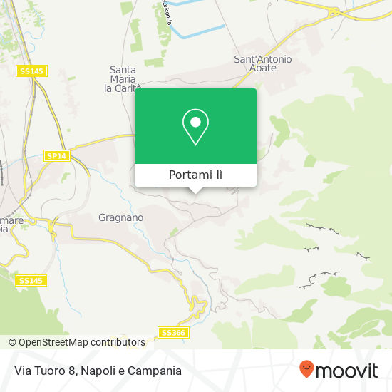 Mappa Via Tuoro 8