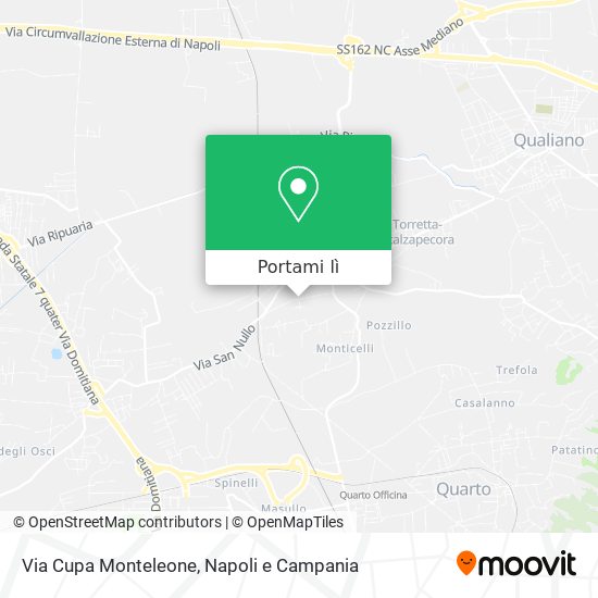 Mappa Via Cupa Monteleone
