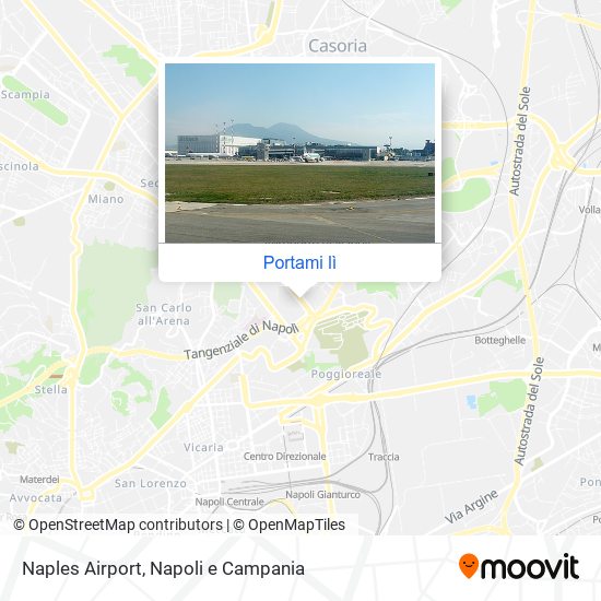 Mappa Naples Airport