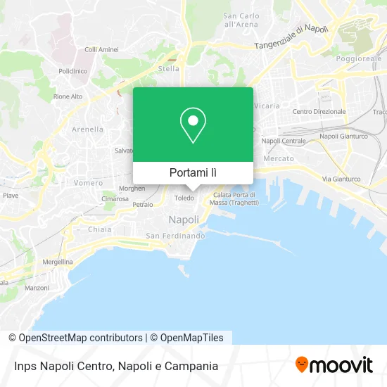 Mappa Inps Napoli Centro