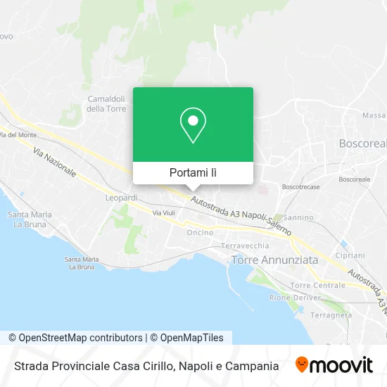 Mappa Strada Provinciale Casa Cirillo