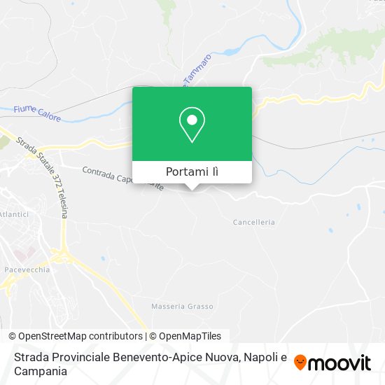 Mappa Strada Provinciale Benevento-Apice Nuova