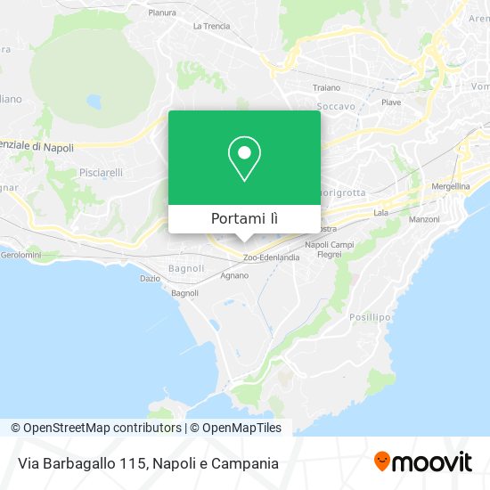 Mappa Via Barbagallo  115