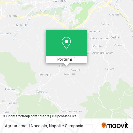 Mappa Agriturismo Il Nocciolo