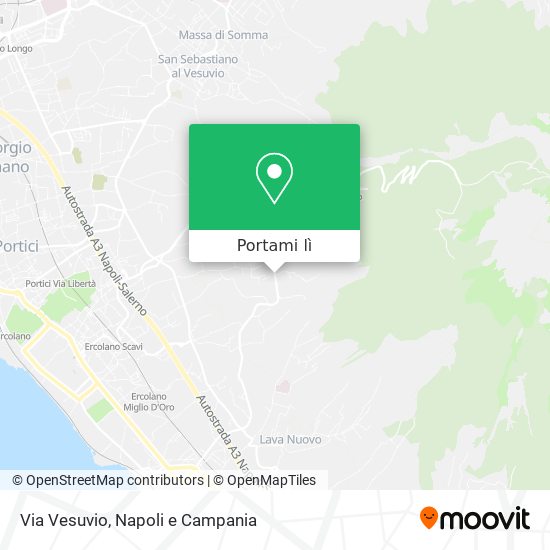 Mappa Via Vesuvio