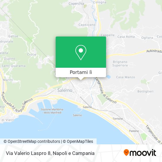 Mappa Via Valerio Laspro  8