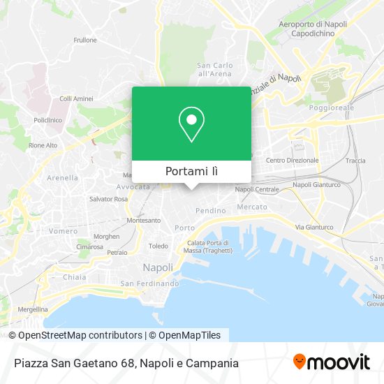 Mappa Piazza San Gaetano  68