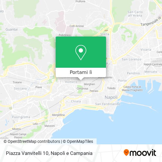 Mappa Piazza Vanvitelli  10