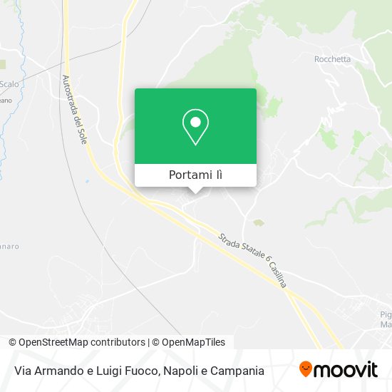 Mappa Via Armando e Luigi Fuoco