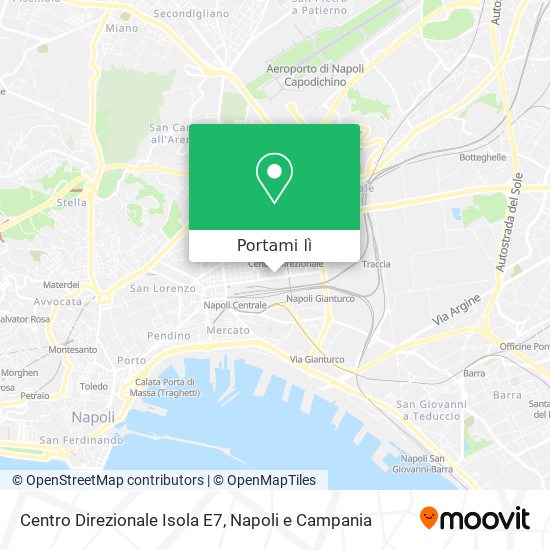 Mappa Centro Direzionale Isola E7