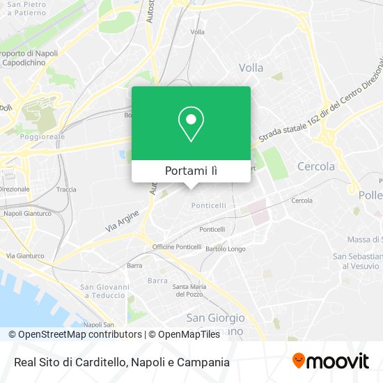 Mappa Real Sito di Carditello
