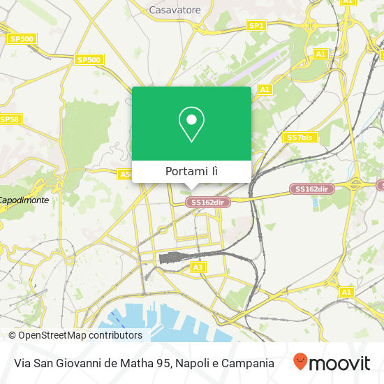 Mappa Via San Giovanni de Matha 95