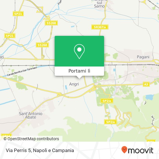 Mappa Via Perris 5