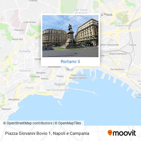Mappa Piazza Giovanni Bovio 1