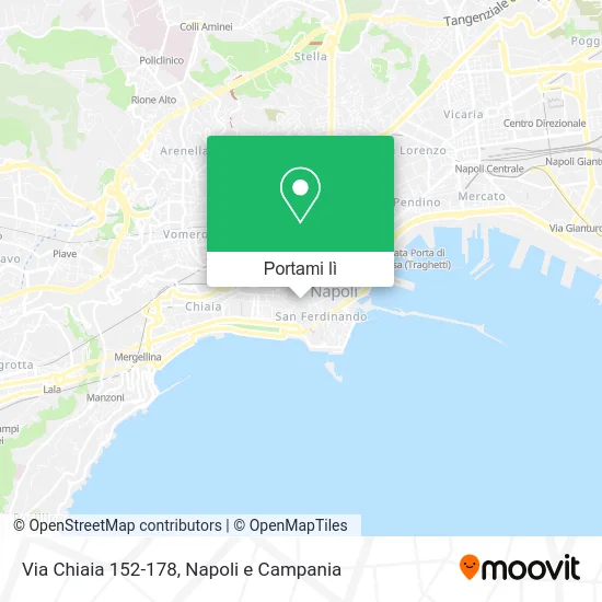 Mappa Via Chiaia 152-178