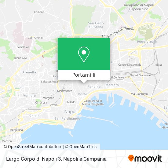 Mappa Largo Corpo di Napoli  3