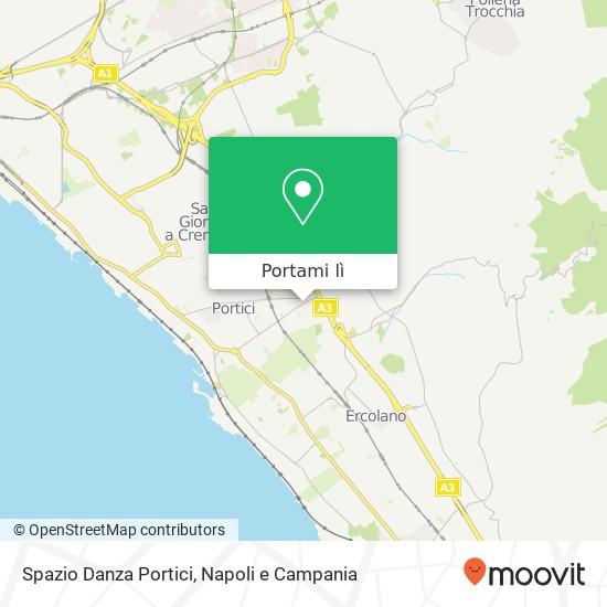 Mappa Spazio Danza Portici