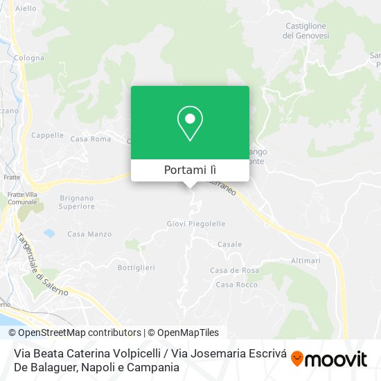 Mappa Via Beata Caterina Volpicelli / Via Josemaria Escrivá De Balaguer