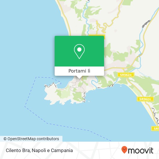 Mappa Cilento Bra