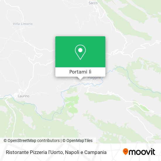 Mappa Ristorante Pizzeria l'Uorto