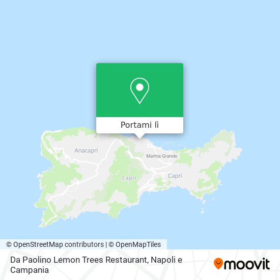 Mappa Da Paolino Lemon Trees Restaurant